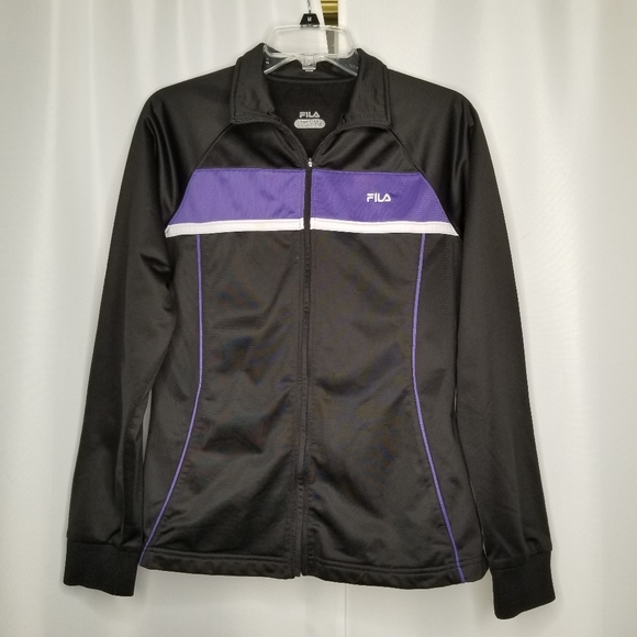 Fila Jackets & Blazers - FILA Black Sports Sweater Sz M